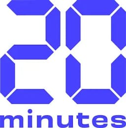 Logo of '20 minutes'